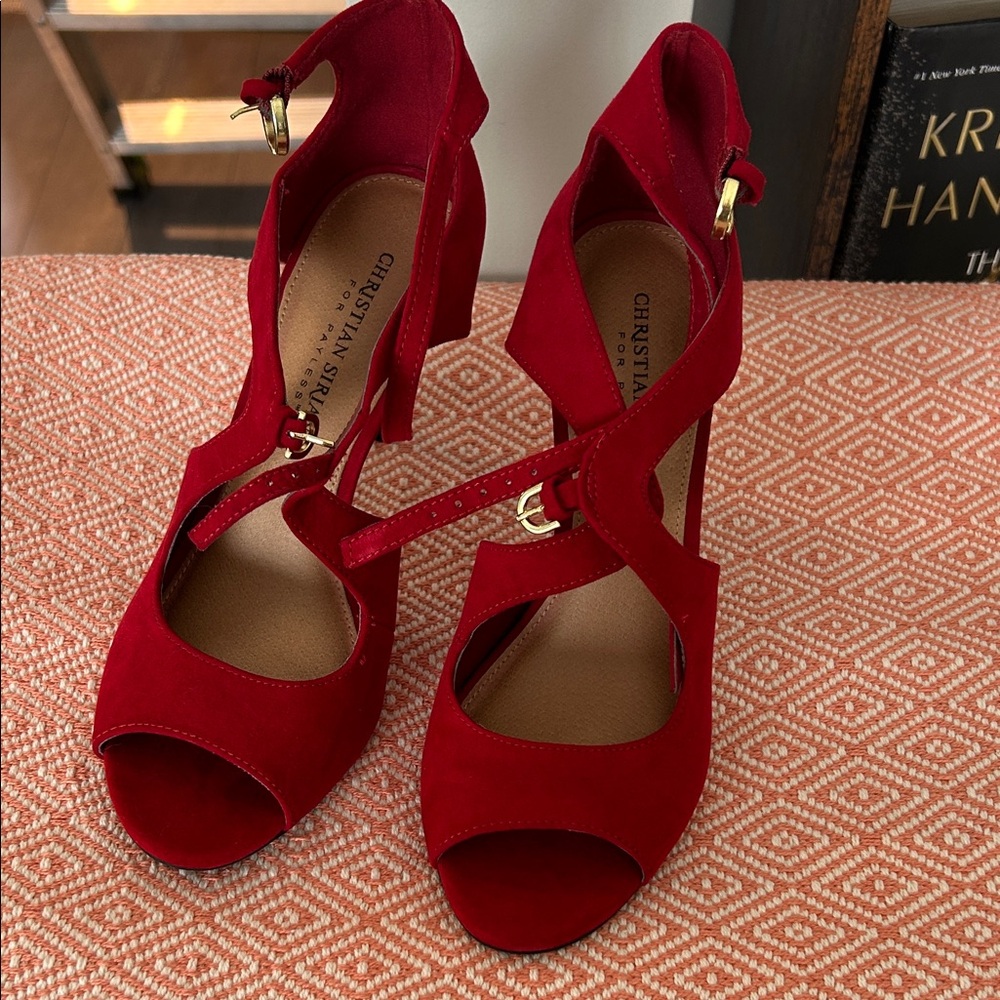 Christian Siriano Bold Red Heels